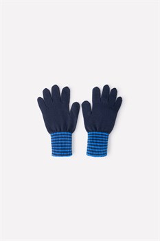 КВ 10005/темно-синий,голубой перчатки детски - фото 24700