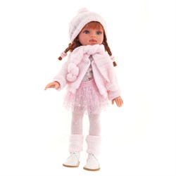 Кукла модель Эльвира в розовом, 33 см, виниловая - фото 32180