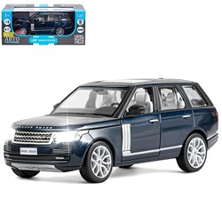 ТМ "Автопанорама" Машинка металлическая 1:26 Range Rover, синий перламутр, откр. двери, капот - фото 36631