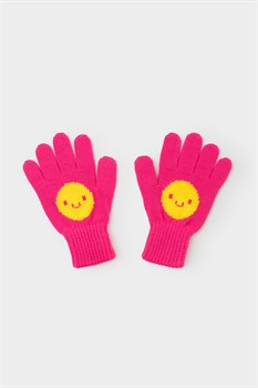 КВ 10015/насыщенно-розовый перчатки детские - фото 40945