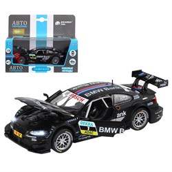 ТМ "Автопанорама" Машинка металлическая 1:32 BMW M3 DTM, черный  в/к 17,5*13,5*9 см - фото 43772
