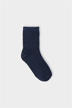 К 9655/3 ФВ темно-синий меланж носки для мальчика - фото 49330