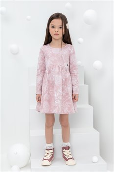 КР 5788/розовый лед,кружевные цветы к433 платье для девочки - фото 51050
