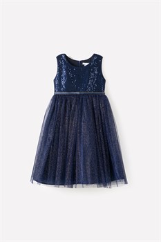 ТК 52088/темно-синий платье для девочки - фото 51270