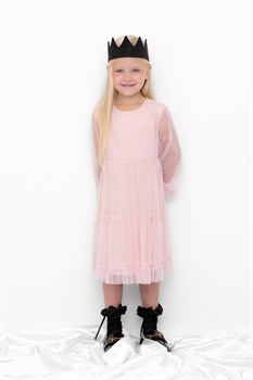 К 5854/розовый жемчуг платье для девочки   - фото 54774
