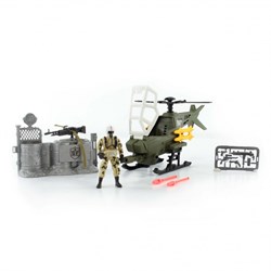 545008-2 Игровой набор: Боевой вертолёт с ракетами и фигуркой пилота - фото 55791
