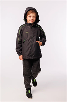 Ветровка для мальчика "Клим" (Черный) - фото 57757