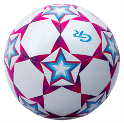 Мяч футбольный City Ride, 3-слойный, сшитые панели, ПВХ, 300г, размер 5, диаметр 22 см в/п - фото 62791