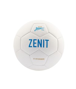 Мяч "ФК Зенит", материал PU, размер 5, диаметр 22 см в/п, белый - фото 62905