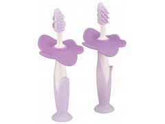 Набор: зубные щетки-массажеры для малышей (Цвет лавандовый)