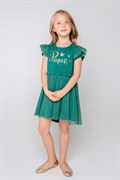 К 5704/темно-зеленый платье для девочки