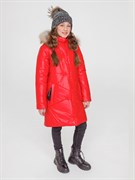 Пальто для девочки СМУЗИ (красный)