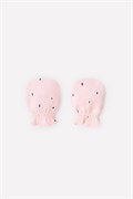 К 8506/штрихи на бежево-розовом рукавички для детей ясельного возраста
