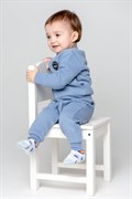 К 400486/серо-голубой(быстрые машинки) брюки для мальчика ясельного возраста