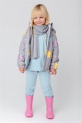 ВК 32148/н/1 Ал куртка для девочки ясельного возраста холодный серый, веселый дождик