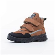 152316-35 Демисезонные ботинки на липучках STYLE коричневый