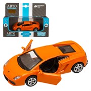 ТМ "Автопанорама" Машинка металлическая  1:43 Lamborghini Gallardo LP560-4, оранжевый, откр. двери