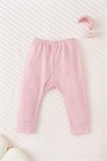 К 4718/горошки на розовом жемчуге брюки для девочки ясельного возраста