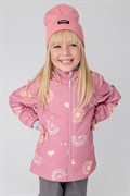 ВК 32146/н/1 УЗГ куртка для девочки королевский розовый, солнце и радуга