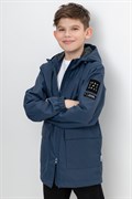 ВК 30120/1 УЗГ куртка для мальчика удлиненная синий моно