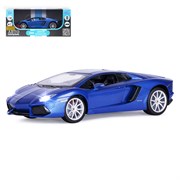 ТМ "Автопанорама" Машинка металлическая, 1:24 Lamborghini Aventador Coupé, синий, в/к 24,5*12,5*10,5