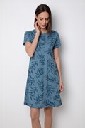 Е 10041/голубой мираж,оливковая ветвь сорочка женская 