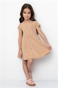 К 5644/итальянский песок,горошки платье для девочки 