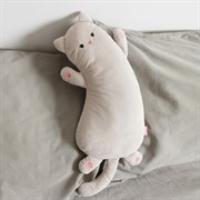 Игрушка "Мякиши" мягконабивная (подушка Кошечка Молли, бежево-серая)