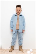 КР 400618/пыльно-синий к432 брюки для мальчика 