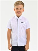 2652 Рубашка для мальчика короткий рукав (белый)