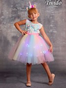 2334 Платье для девочек (разноцвет)