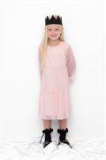 К 5854/розовый жемчуг платье для девочки  
