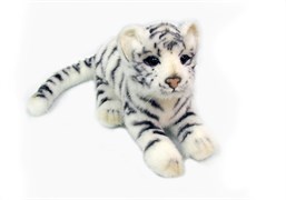 4089 Тигр, детёныш, белый, 26 см