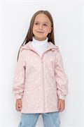 ВК 32162/н/2 ГР куртка для девочки  пыльный персик, горошек