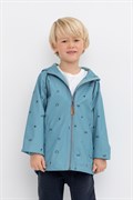ВК 30085/н/5 ГР куртка для мальчика ясельного возраста синий, маленькие значки