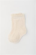 К 9656/1 ФВ светло-бежевый носки для девочки