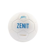 Мяч "ФК Зенит", материал PU, размер 5, диаметр 22 см в/п, белый