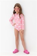ТК 17015/1н ФВ купальный костюм для девочки розовый, сердечки