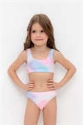 ТК 17012/1н ФВ купальный костюм для девочки разноцветный спрей