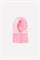 КВ 20147/ш/розовый бутон шапка-шлем детт - фото 23004