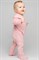 К 6259/розовый жемчуг(ёжики) комбинезон для девочки ясельного возраста - фото 28718
