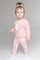 К 4718/ёжики на розовом жемчуге брюки для девочки ясельного возраста - фото 29056