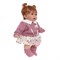 Кукла озвученная Эмма в розовом, 27 см, говорит/смеётся, мягконабивная - фото 32123