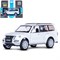 ТМ "Автопанорама" Машинка металлическая 1:33 Mitsubishi Pajero 4WD Turbo, белый, откр. двери, капот - фото 36781