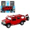 ТМ "Автопанорама" Машинка металлическая 1:32 Hummer H3, красный, в/к 17,5*13,5*9 см - фото 43070