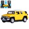 ТМ "Автопанорама" Машинка металлическая 1:43 Toyota FJ Cruiser, желтый, в/к 17,5*12,5*6,5 см - фото 43182
