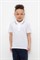 КР 302170/белый к406 футболка с воротником поло для мальчика - фото 50706