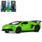 ТМ "Автопанорама" Машинка металл. 1:43 Lamborghini Aventador SVJ, зеленый, инерция, откр. двери, в/к - фото 57253