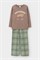 К 1600/сосновая кора,текстильная клетка пижама детская (фуфайка дл.рукав, брюки)  - фото 58319