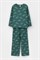 К 1635/зеленый,динозавры пижама детская (фуфайка дл.рукав, брюки)   - фото 58881